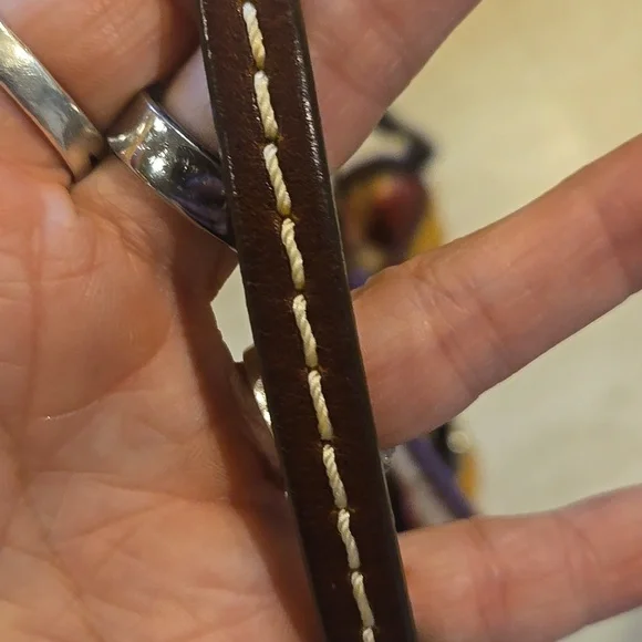 Brighton Vintage 90's Woven Shoulder Bag - Picture 6 of 13